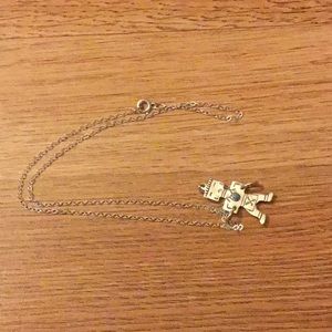 Native American Figure turquoise stone necklace